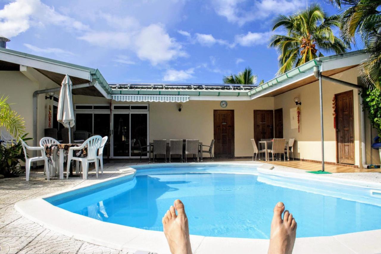 Tahiti - Sanny'S Place Family Room & Poo Punaauia  ภายนอก รูปภาพ